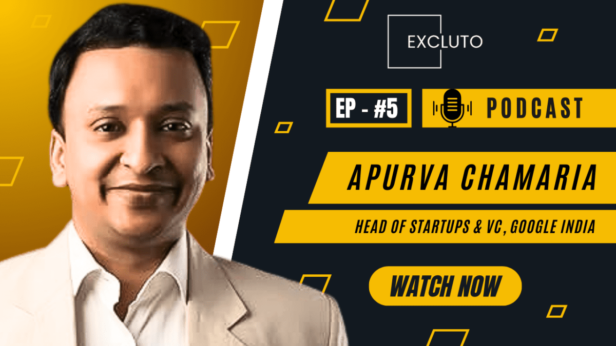 Story of The Indian Startup Ecosystem by Apurva Chamaria, Head of Startups & VC @ Google India